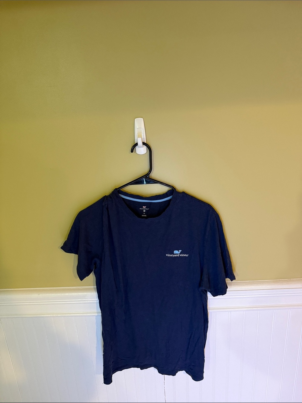 Men's Size M Vineyard Vines Navy Short Sleeve Logo Tee